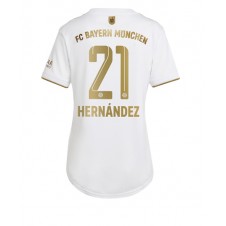 Bayern Munich Lucas Hernandez #21 Bortedrakt Kvinner 2022-23 Kortermet